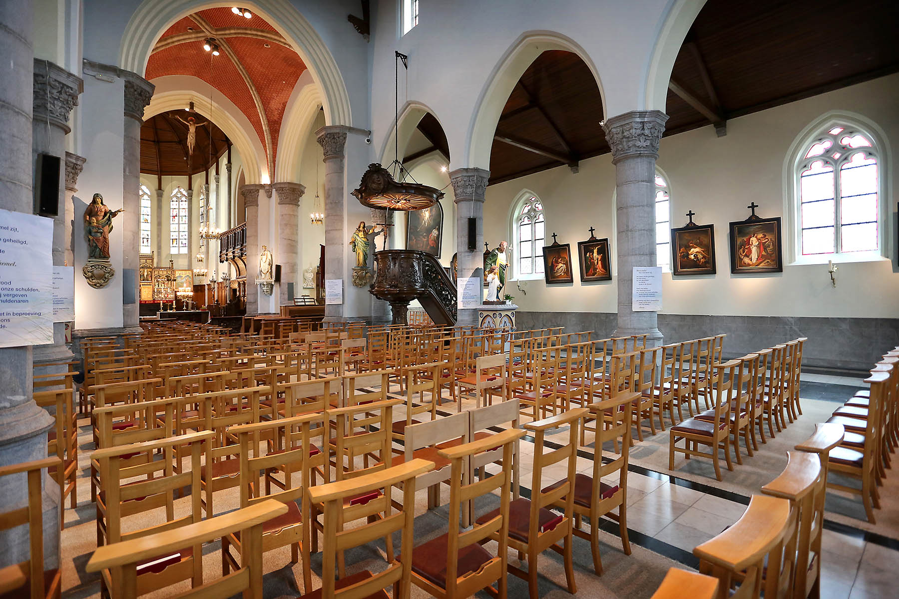 Sint-Petrus en Pauluskerk in Middelburg (interieur)