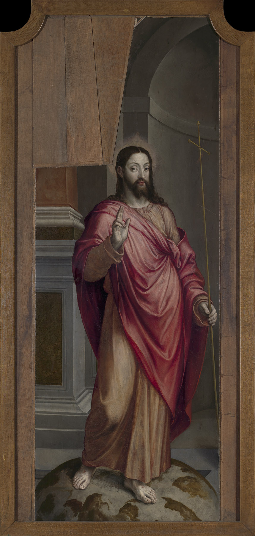 Triptiek van Christus aan het kruis (detail)