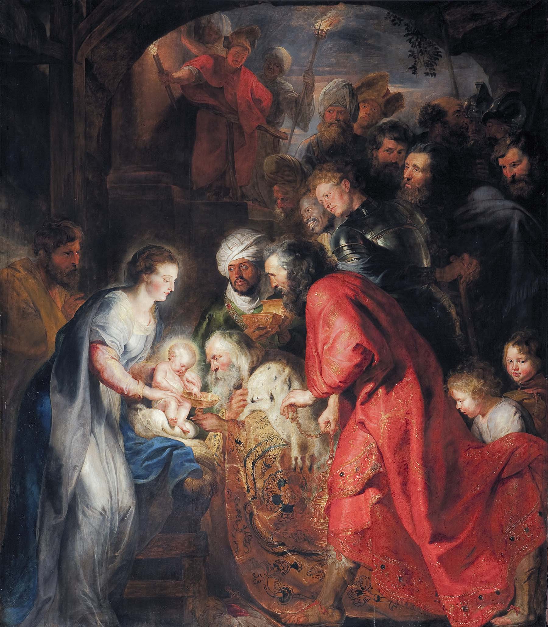 De aanbidding der wijzen, Pieter Paul Rubens