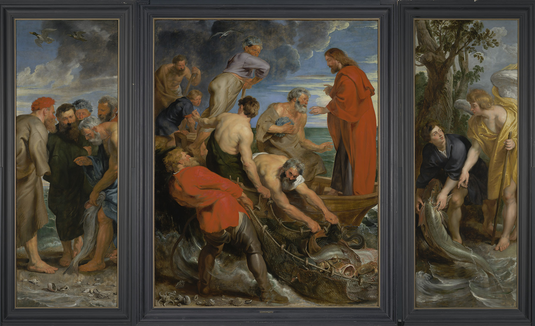 De wonderbare visvangst van Peter Paul Rubens
