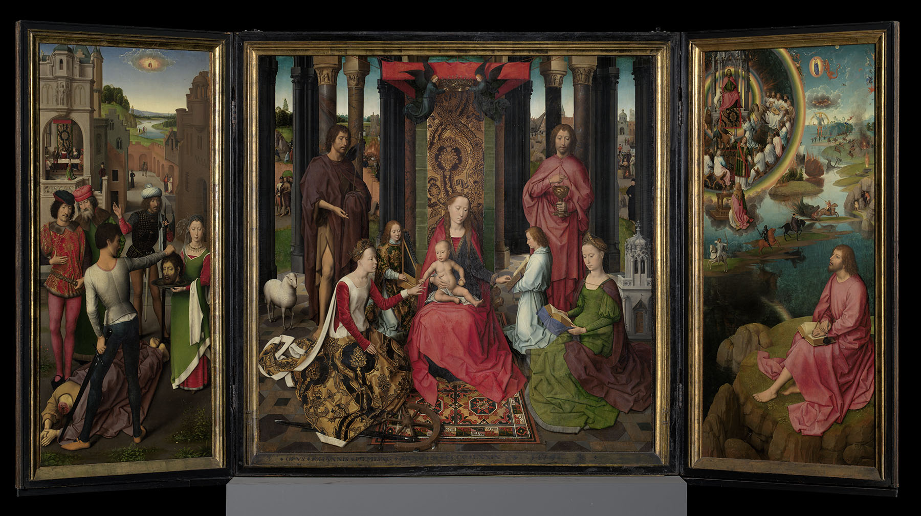 Drieluik van Johannes de Doper en Johannes de Evangelist - Hans Memling